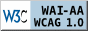 Imagen de Nivel Doble-A, de las Directrices de Accesibilidad para el Contenido Web 1.0 del W3C-WAI